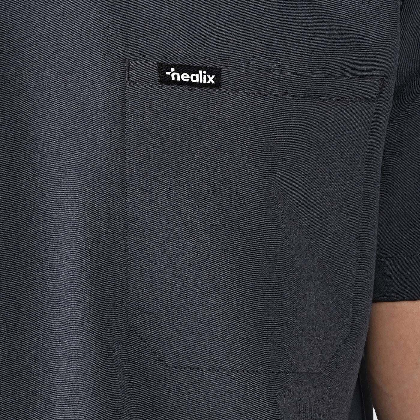 Trio Three-Pocket Scrub Top