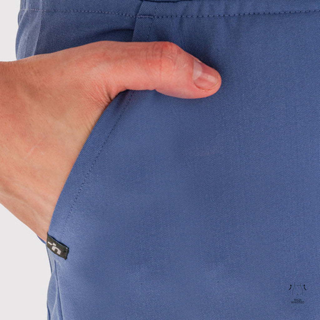 High Waisted Rise Ten-Pocket Cargo Scrub Pant