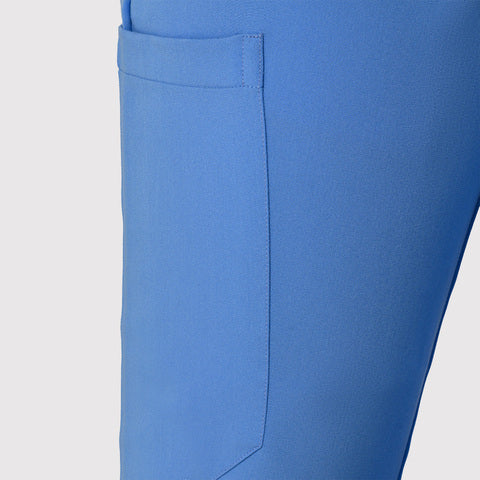 Sleek Eight-Pocket Slim Scrub Pant
