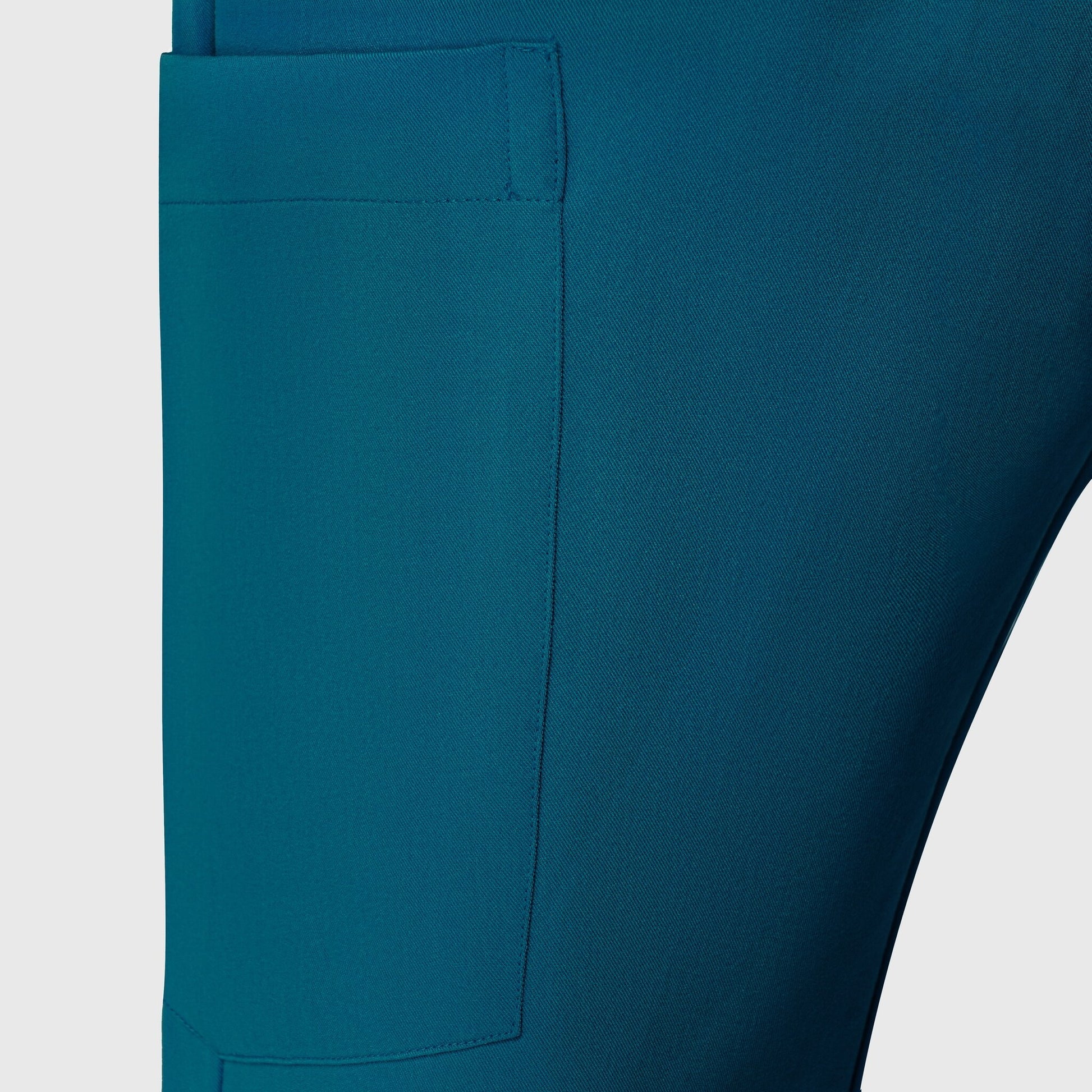 Sleek Eight-Pocket Slim Scrub Pant