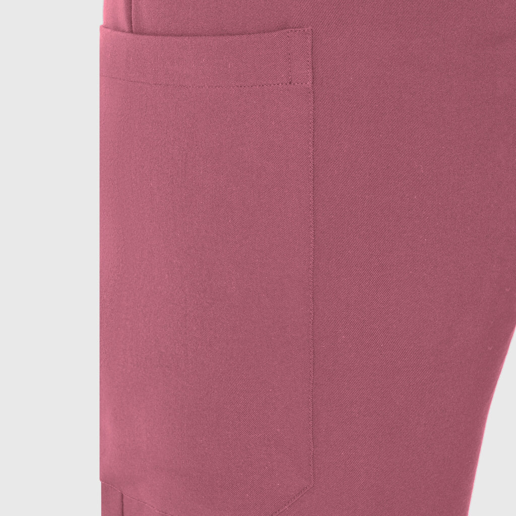 Sleek Eight-Pocket Slim Scrub Pant
