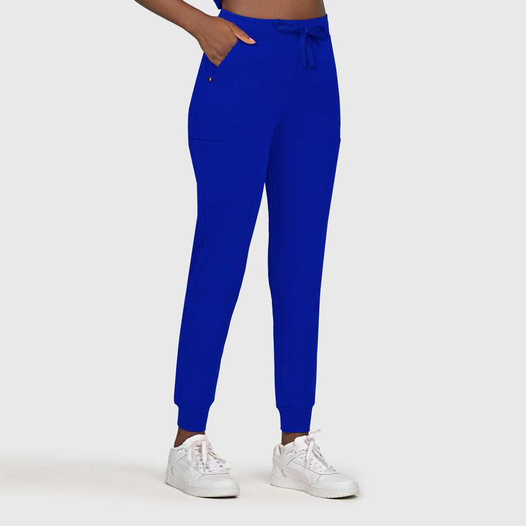 High Waisted Flex Nine-Pocket Jogger Scrub Pant