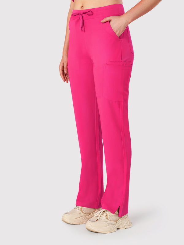 High Waisted Rise Ten-Pocket Cargo Scrub Pant
