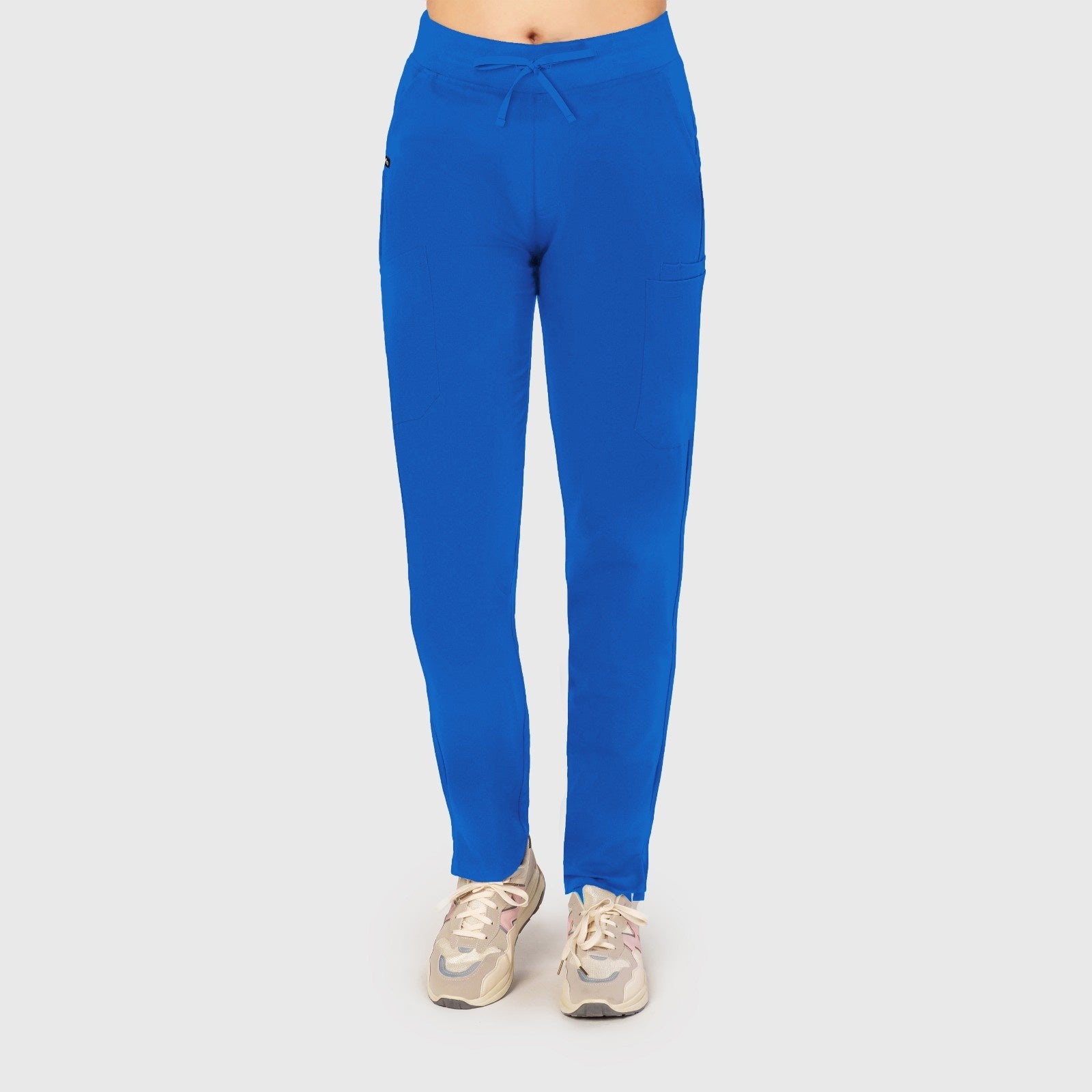 Sleek Eight-Pocket Slim Scrub Pant