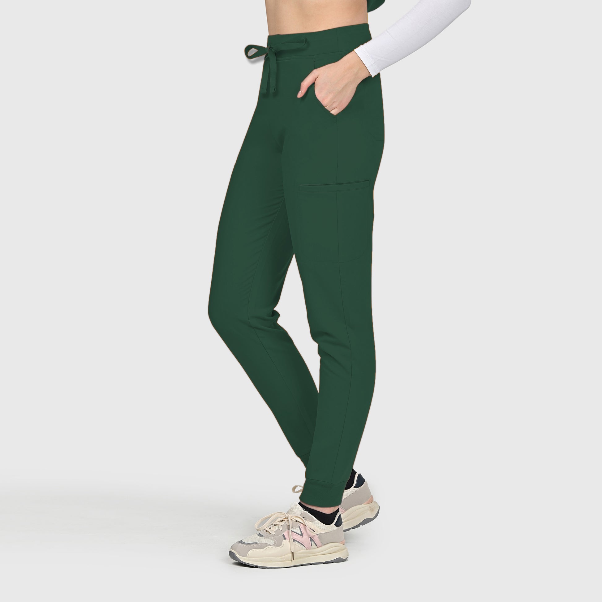 High Waisted Flex Nine-Pocket Jogger Scrub Pant