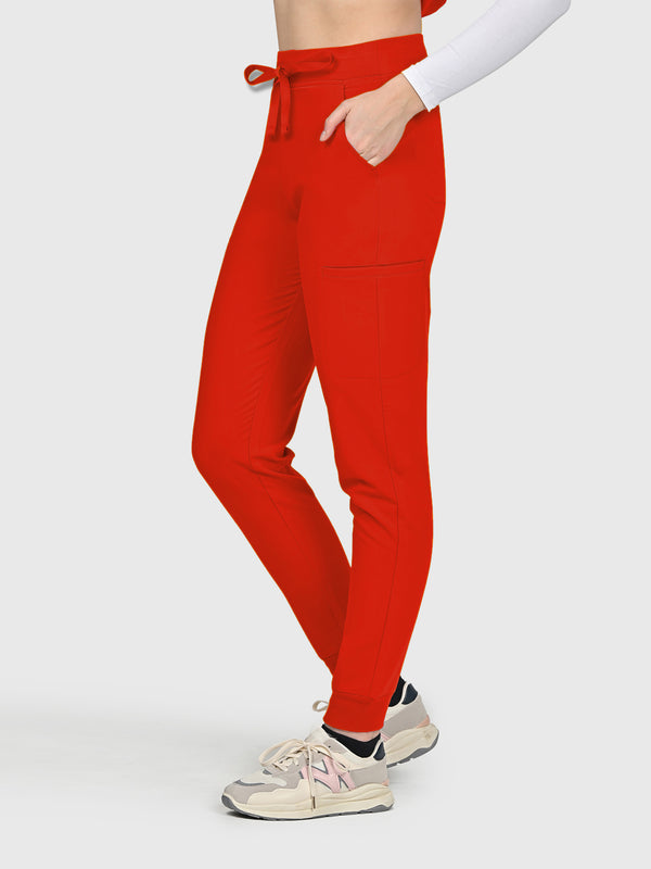 High Waisted Flex Nine-Pocket Jogger Scrub Pant