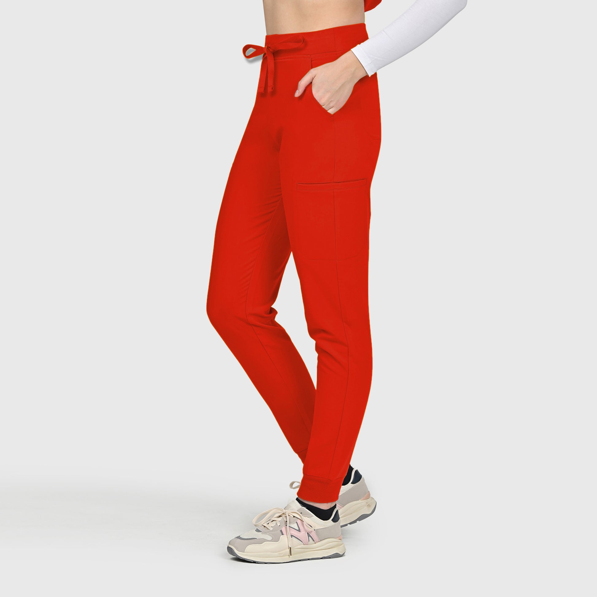 High Waisted Flex Nine-Pocket Jogger Scrub Pant