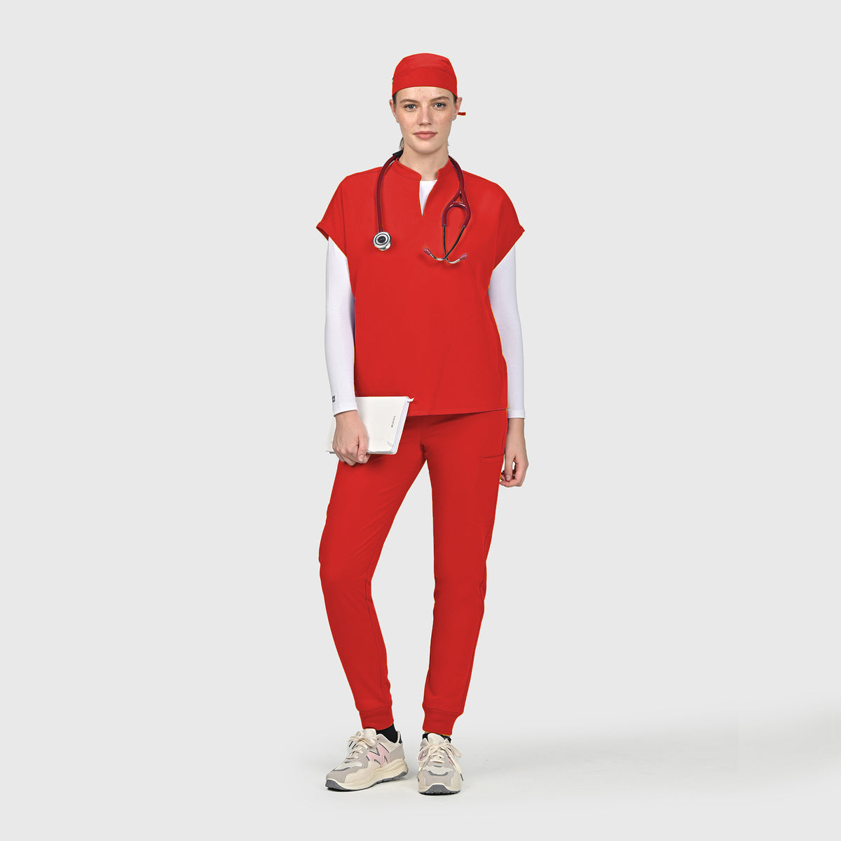 High Waisted Flex Nine-Pocket Jogger Scrub Pant