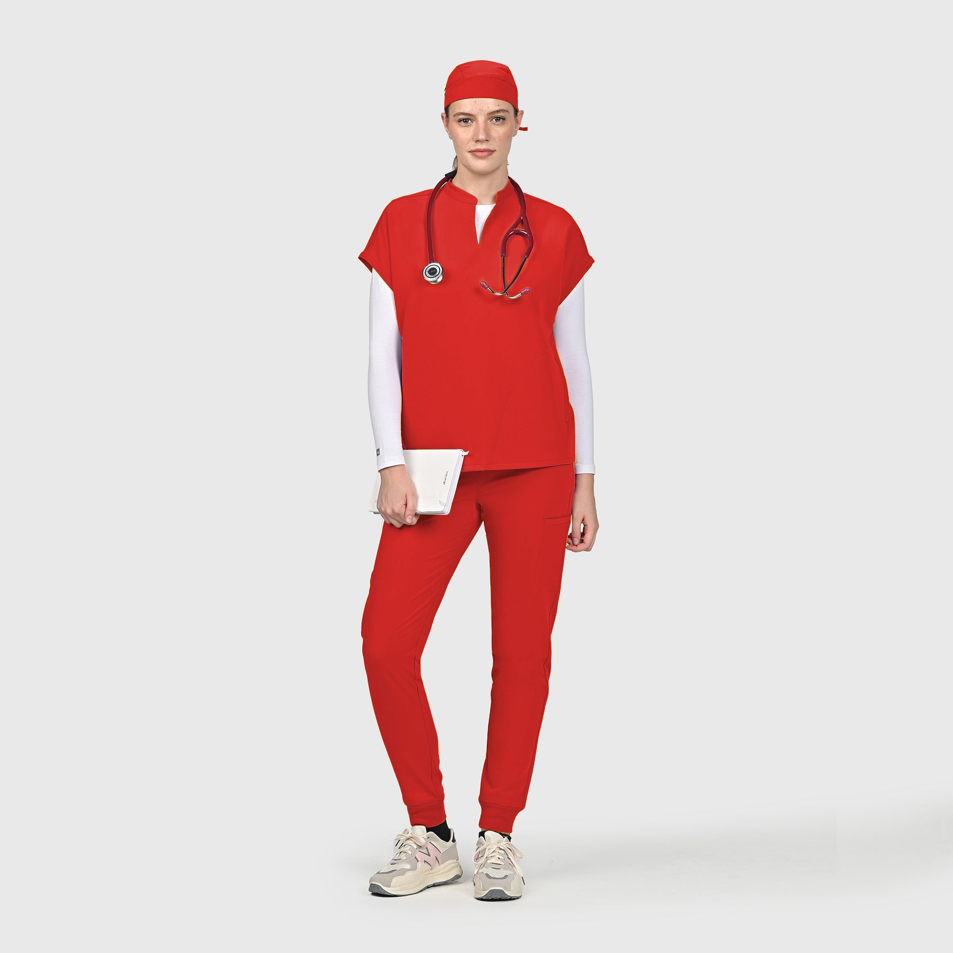 High Waisted Flex Nine-Pocket Jogger Scrub Pant