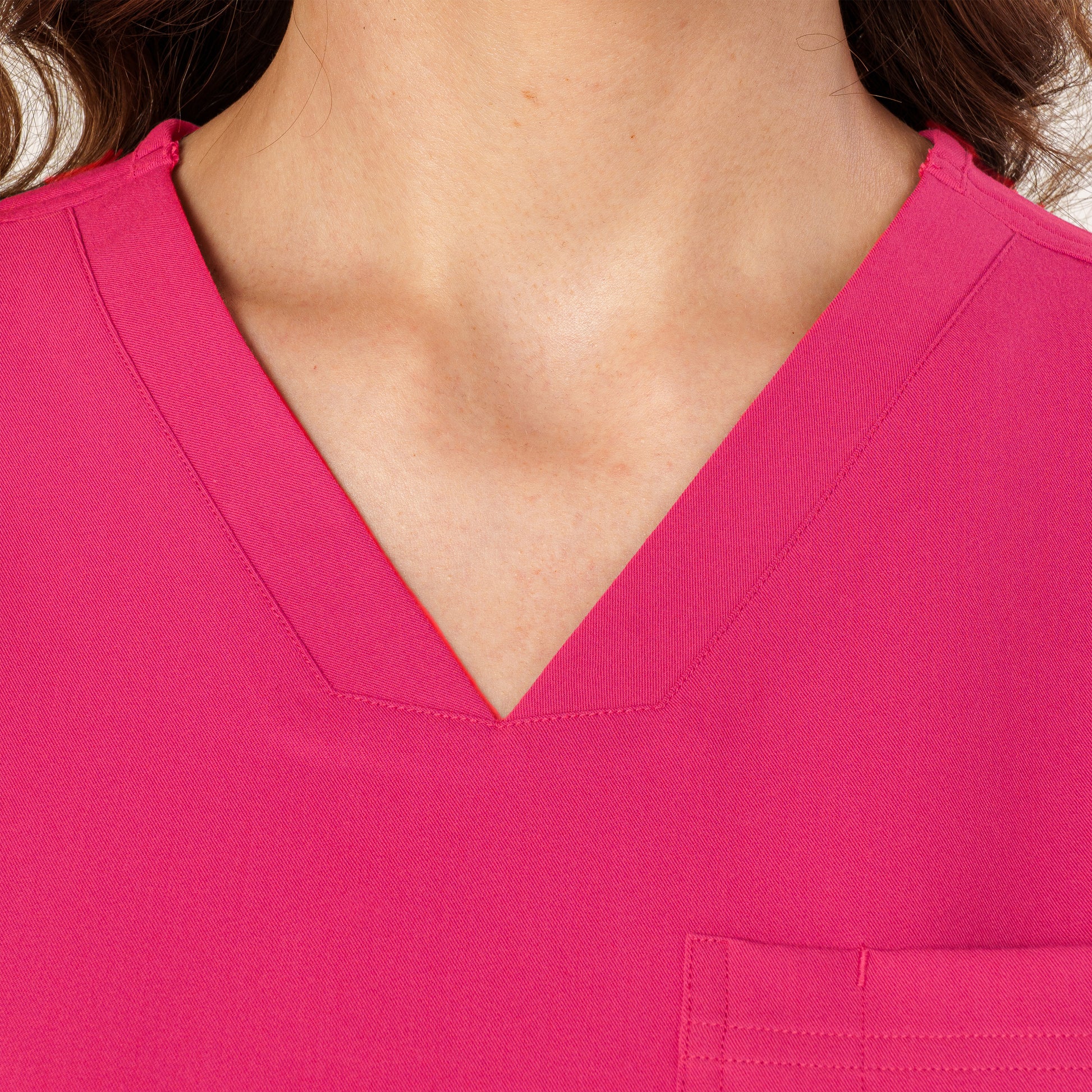 Seam Two-Pocket Scrub Top