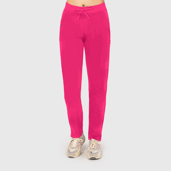 Sleek Eight-Pocket Slim Scrub Pant