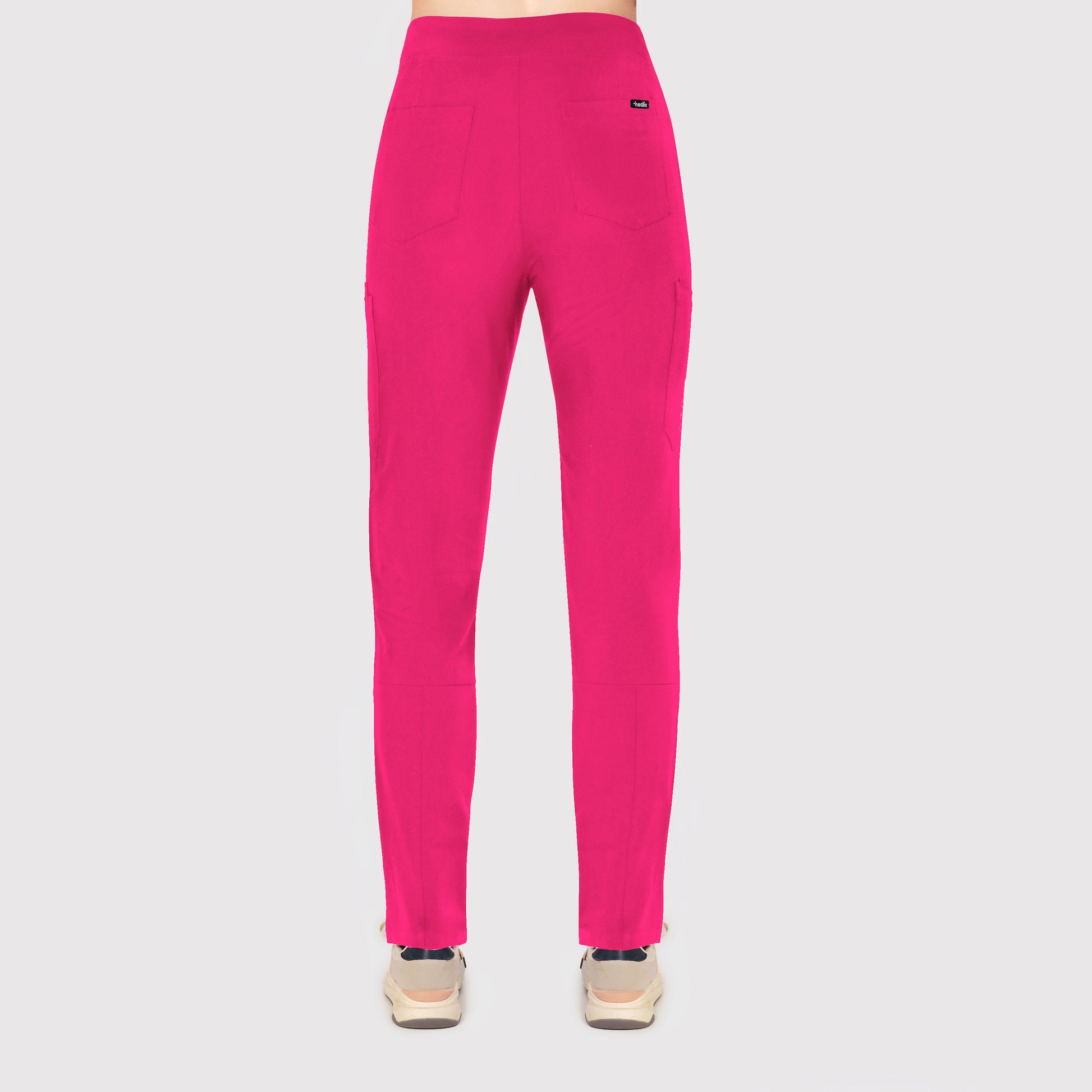 Sleek Eight-Pocket Slim Scrub Pant