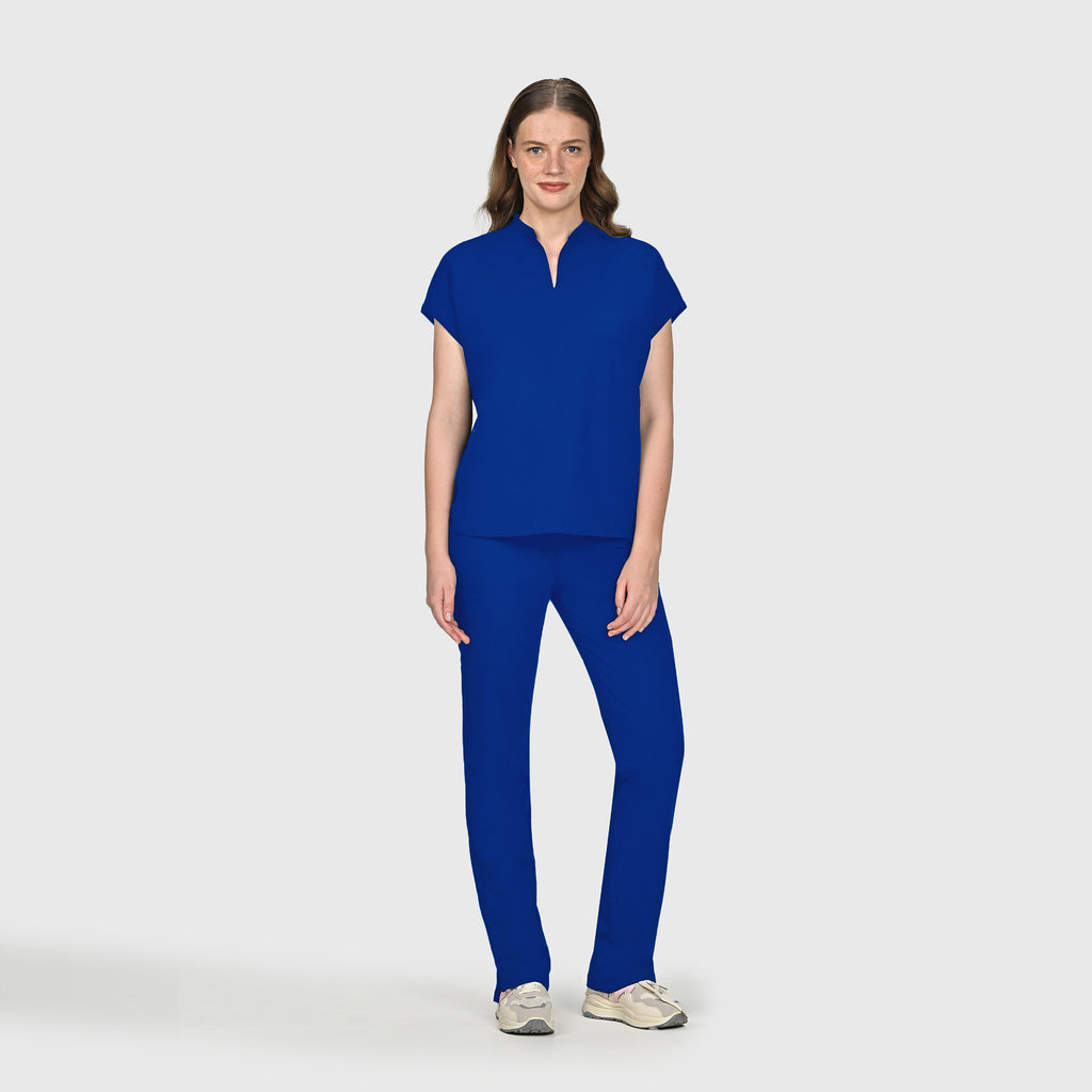 High Waisted Rise Ten-Pocket Cargo Scrub Pant