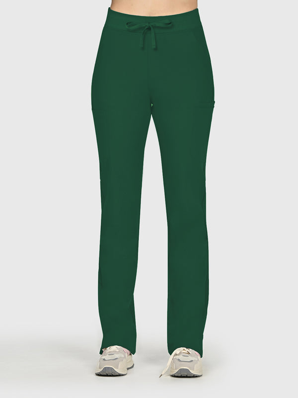 High Waisted Rise Ten-Pocket Cargo Scrub Pant