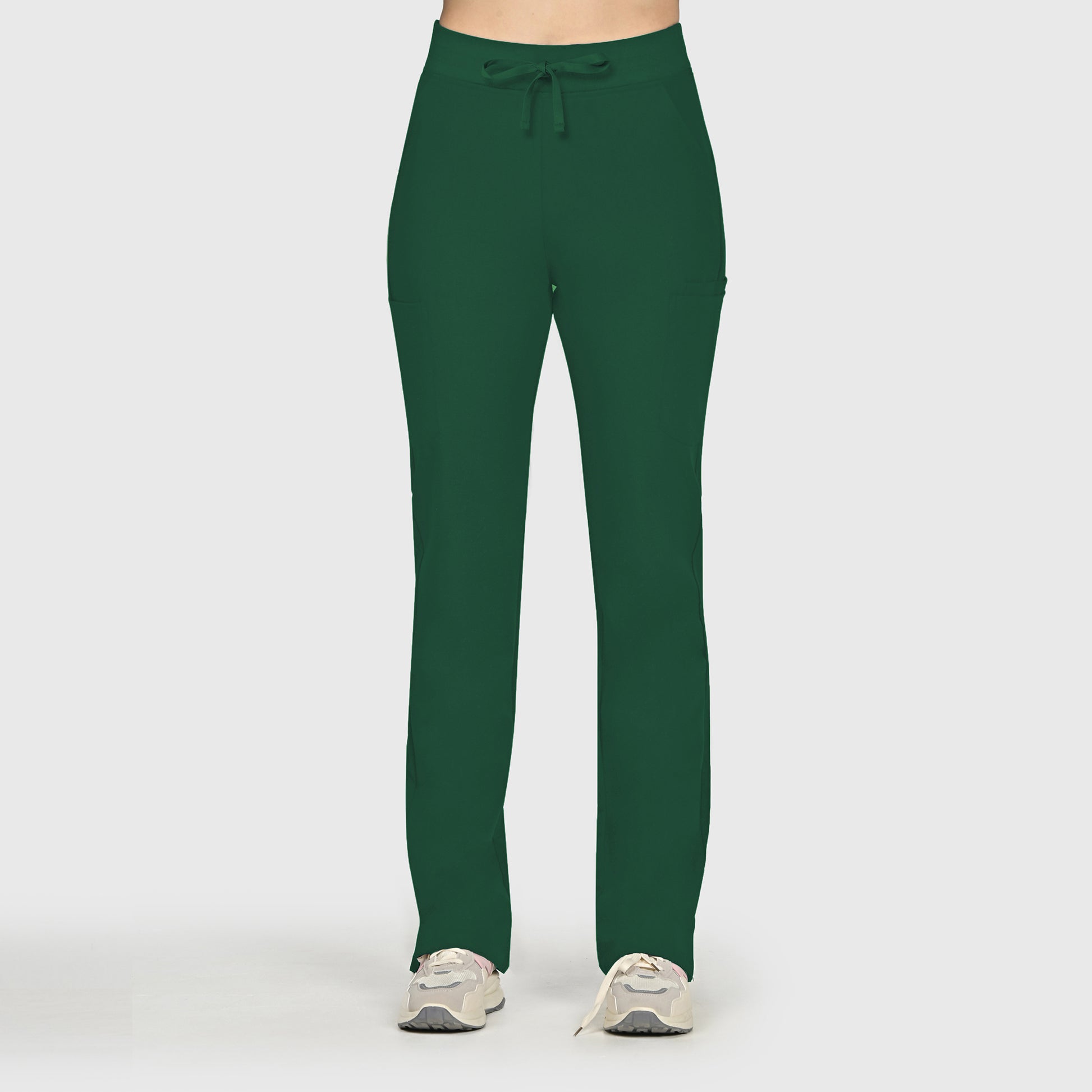 High Waisted Rise Ten-Pocket Cargo Scrub Pant