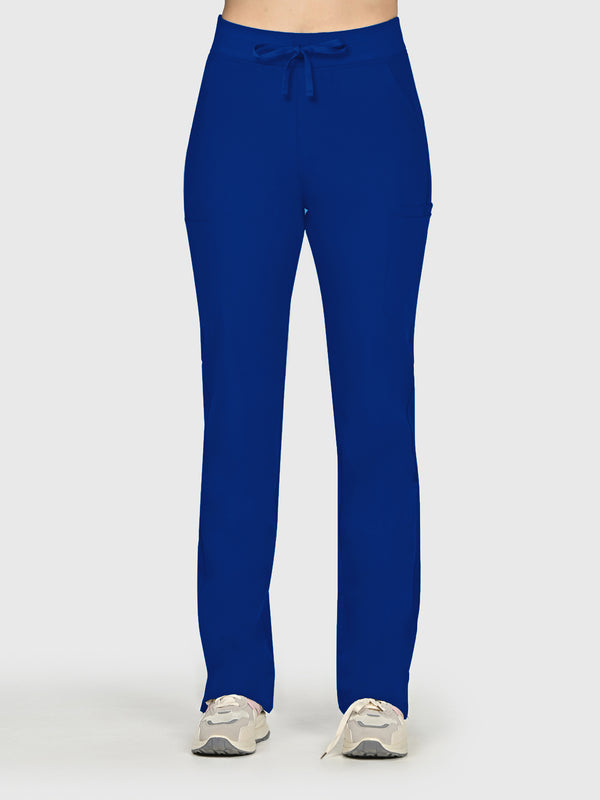 High Waisted Rise Ten-Pocket Cargo Scrub Pant