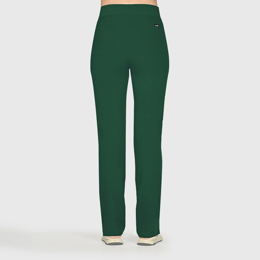 High Waisted Rise Ten-Pocket Cargo Scrub Pant