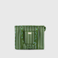 Carry-All Tote Bag in Hunter Green, front view.
