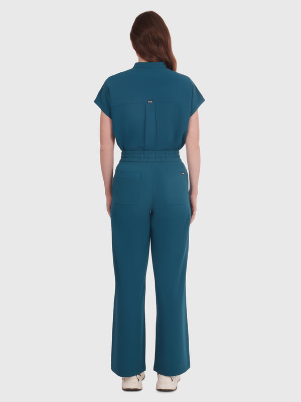 Elan High Waisted Wide-Leg Scrub Pant