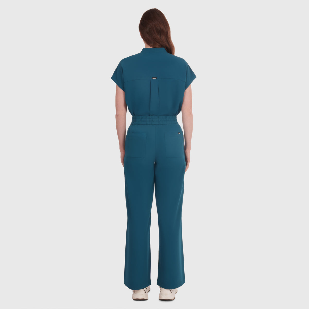 Elan High Waisted Wide-Leg Scrub Pant
