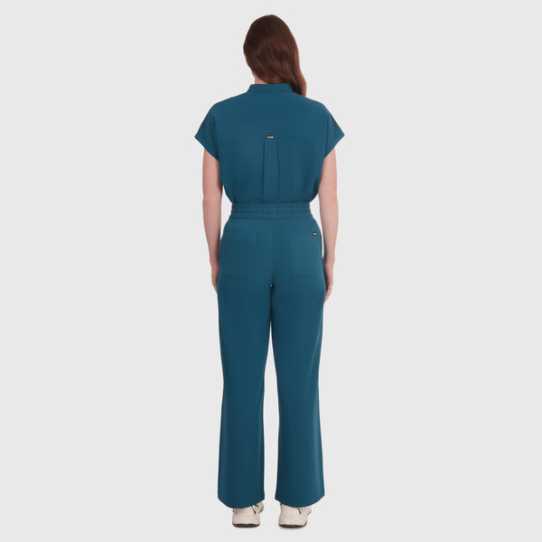 Elan High Waisted Wide-Leg Scrub Pant
