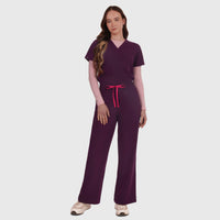 Elan High Waisted Wide-Leg Scrub Pant
