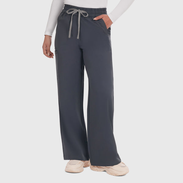 Elan High Waisted Wide-Leg Scrub Pant