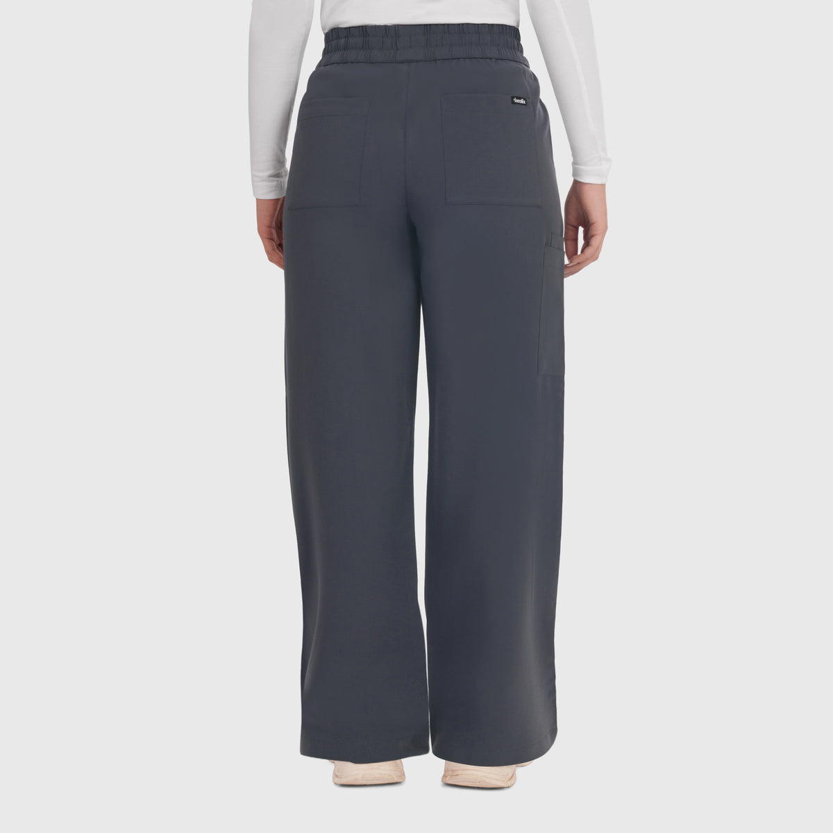 Elan High Waisted Wide-Leg Scrub Pant
