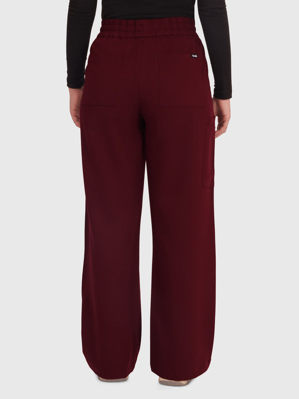 Elan High Waisted Wide-Leg Scrub Pant