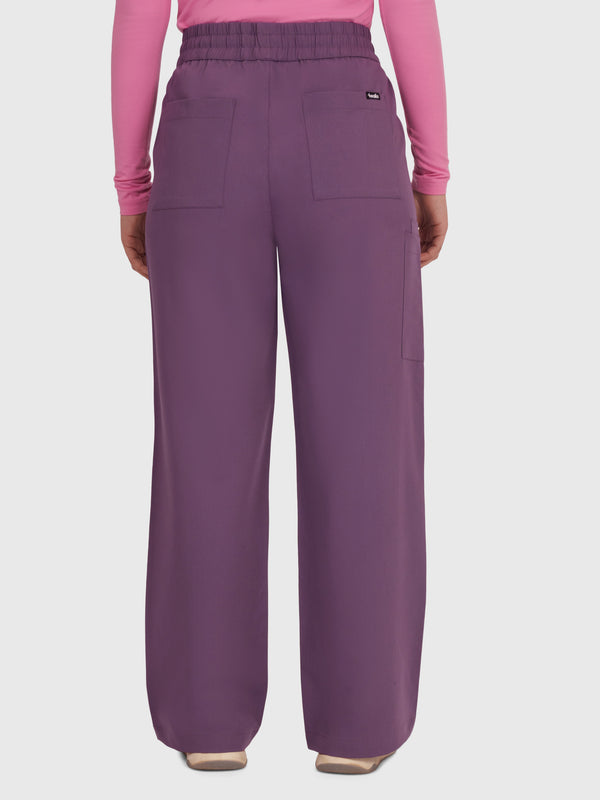 Elan High Waisted Wide-Leg Scrub Pant