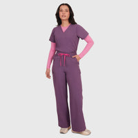 Elan High Waisted Wide-Leg Scrub Pant