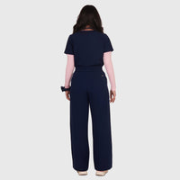 Elan High Waisted Wide-Leg Scrub Pant