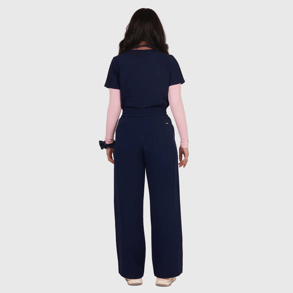 Elan High Waisted Wide-Leg Scrub Pant