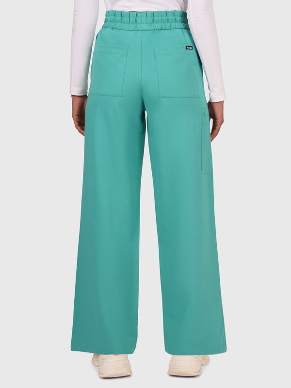 Elan High Waisted Wide-Leg Scrub Pant