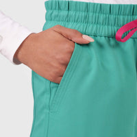 Elan High Waisted Wide-Leg Scrub Pant