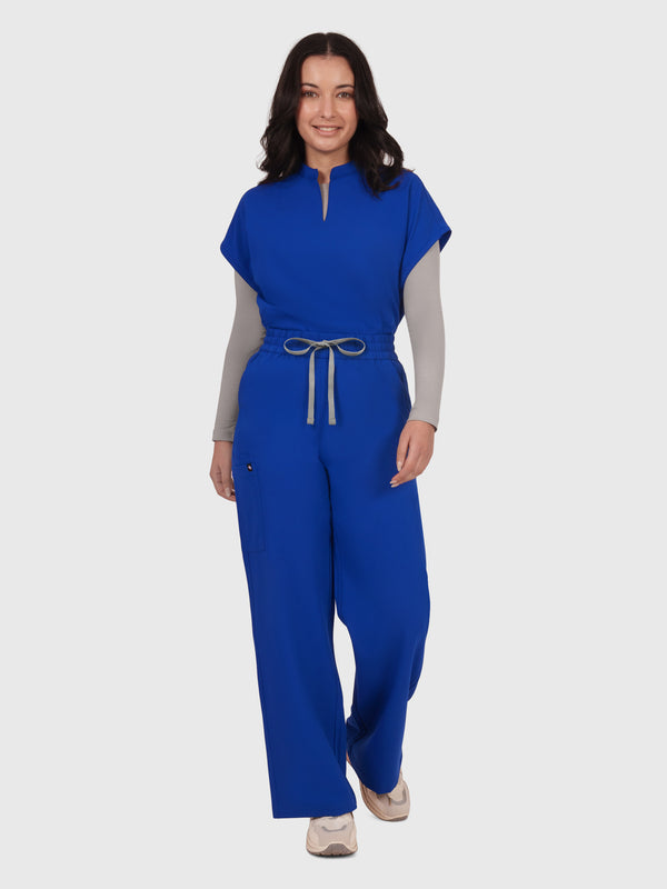 Elan High Waisted Wide-Leg Scrub Pant