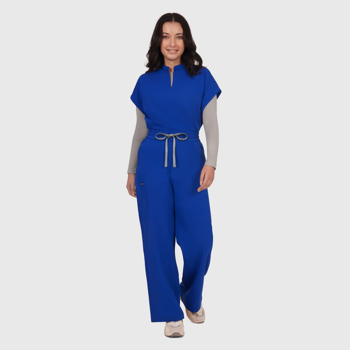 Elan High Waisted Wide-Leg Scrub Pant