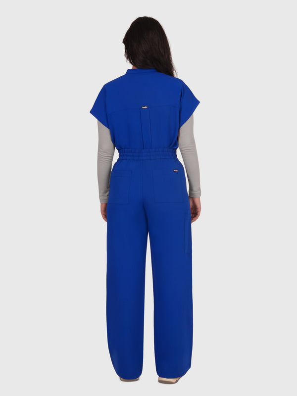 Elan High Waisted Wide-Leg Scrub Pant