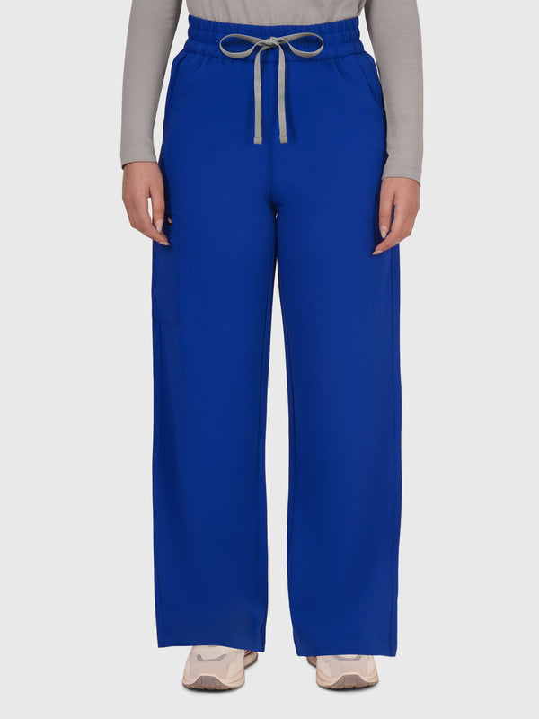 Elan High Waisted Wide-Leg Scrub Pant
