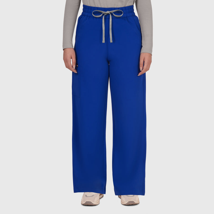 Elan High Waisted Wide-Leg Scrub Pant