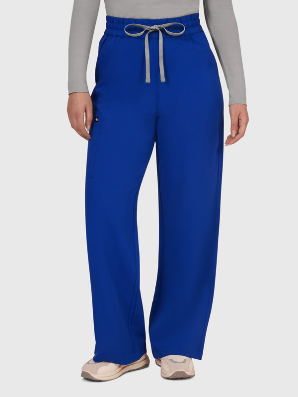 Elan High Waisted Wide-Leg Scrub Pant