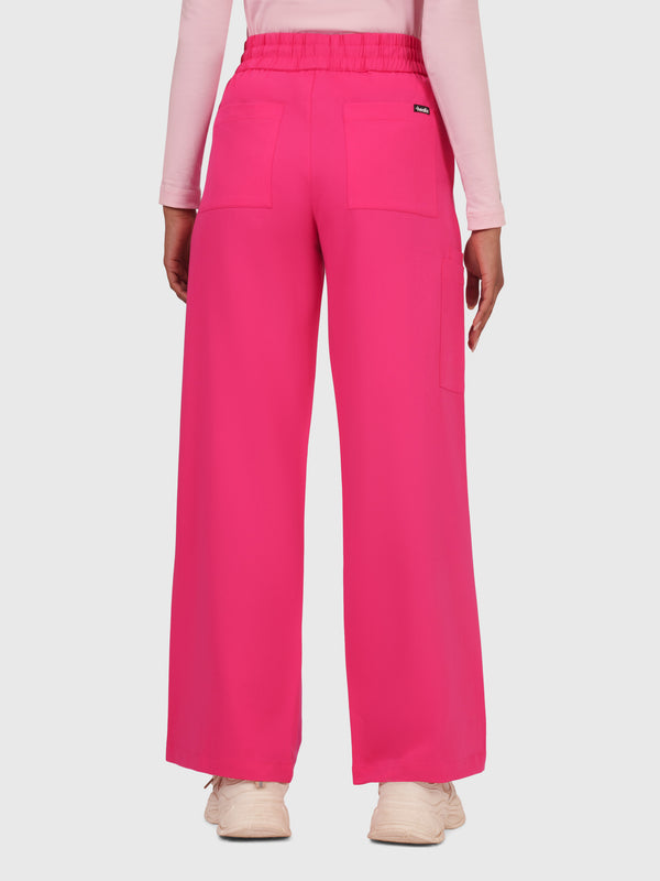 Elan High Waisted Wide-Leg Scrub Pant