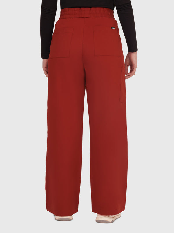 Elan High Waisted Wide-Leg Scrub Pant