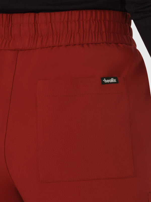 Elan High Waisted Wide-Leg Scrub Pant
