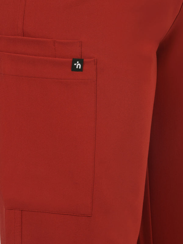 Elan High Waisted Wide-Leg Scrub Pant