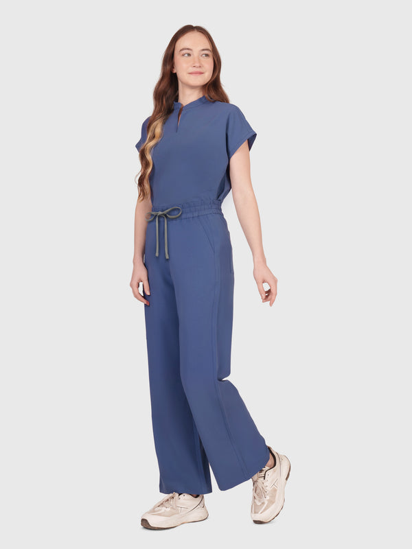 Elan High Waisted Wide-Leg Scrub Pant