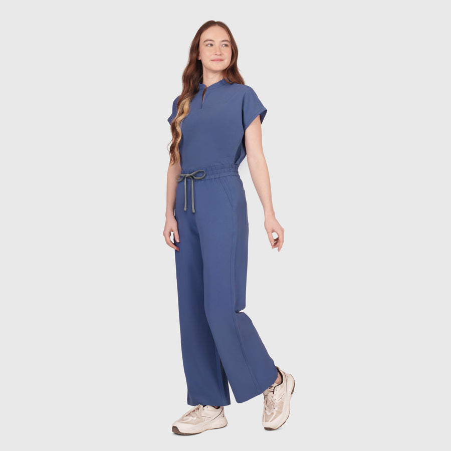 Elan High Waisted Wide-Leg Scrub Pant
