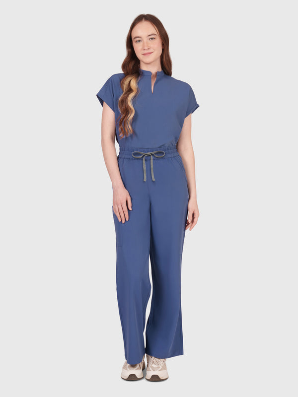 Elan High Waisted Wide-Leg Scrub Pant