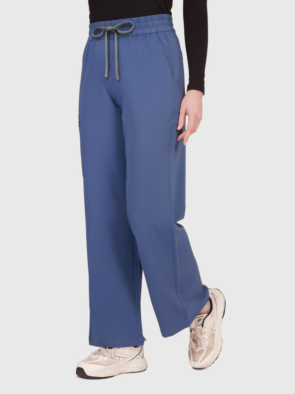 Elan High Waisted Wide-Leg Scrub Pant