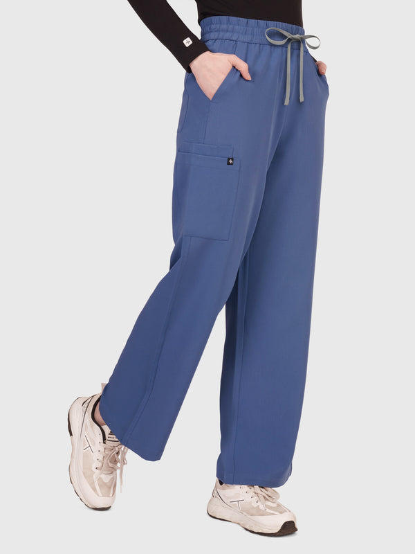 Elan High Waisted Wide-Leg Scrub Pant